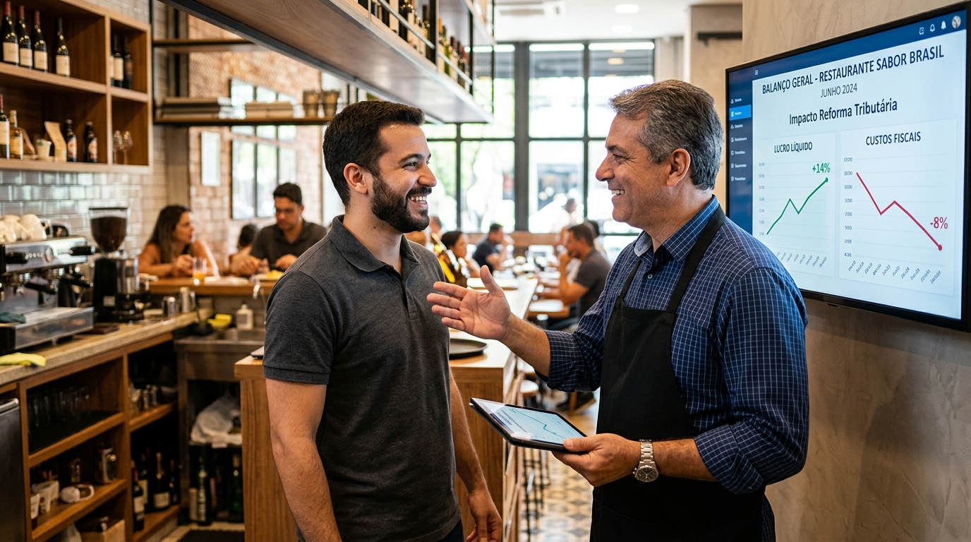 reforma tributária impacto restaurante